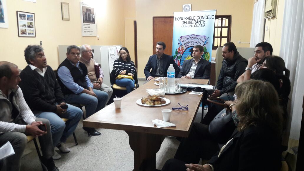 Reunión en el Concejo Deliberante con autoridades del Rotary y Justicia por el proyecto Familia del Corazón