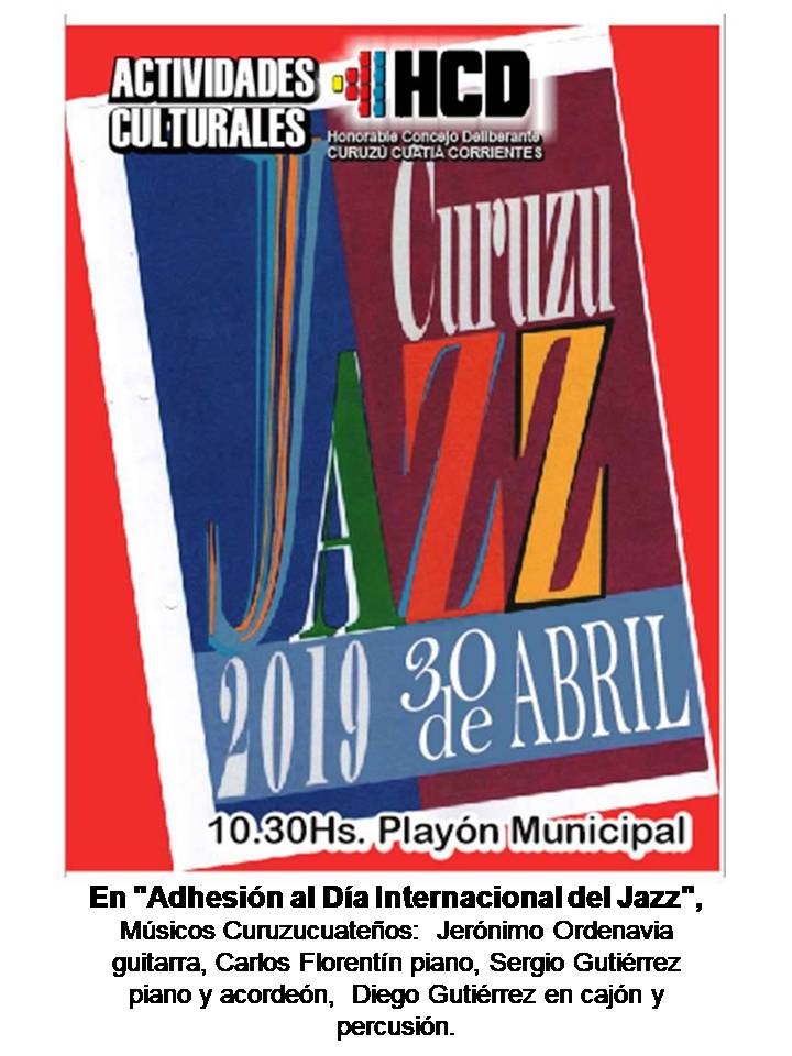 Ciclo de Jazz en adhesión al Día Internacional del Jazz