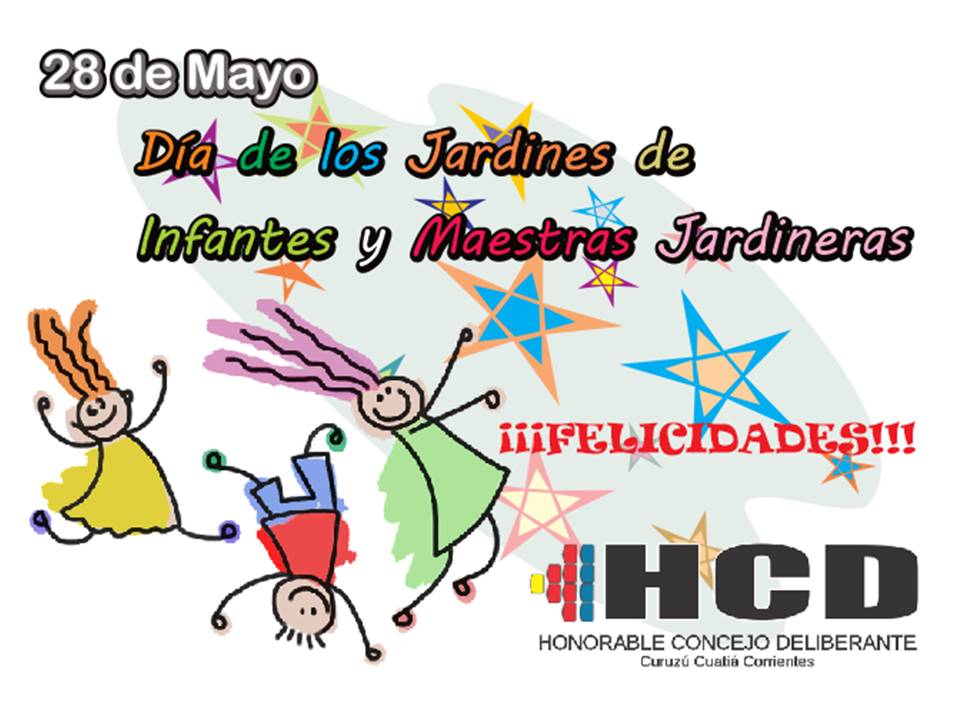 28 de Mayo: Día de los Jardines y Maestras jardineras