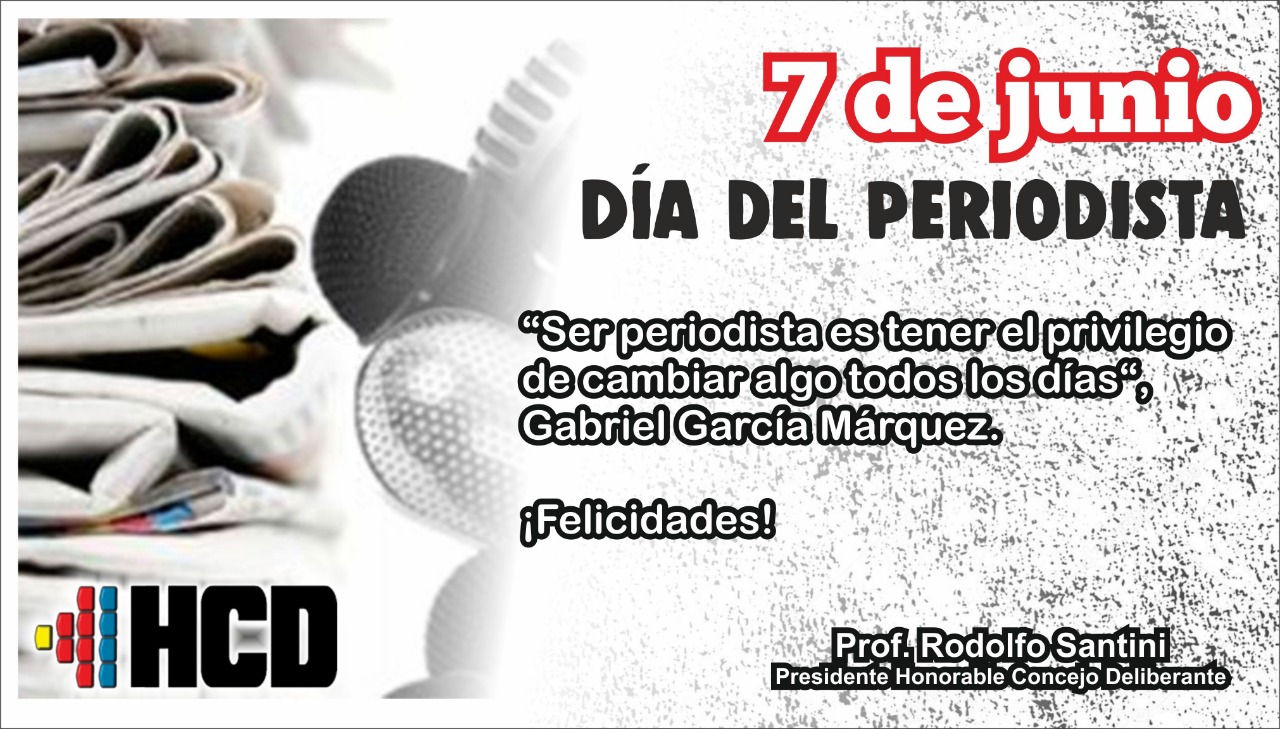 7 de Junio «Día del Periodista»
