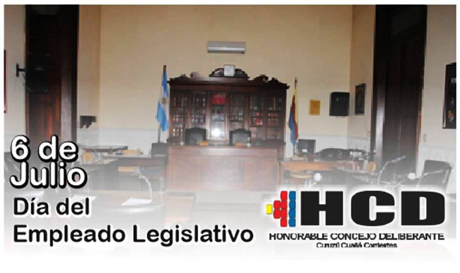 6 de julio Día del Empleado Legislativo