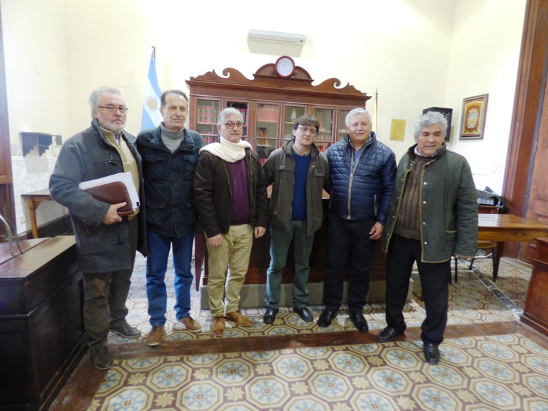 El presidente del HCD participó de la bienvenida a Nicolás Kasanzew
