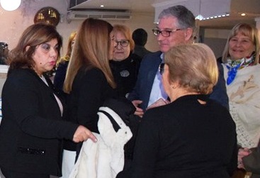El presidente del HCD estuvo presente en la asunción de la nueva Presidente del Club de Leones