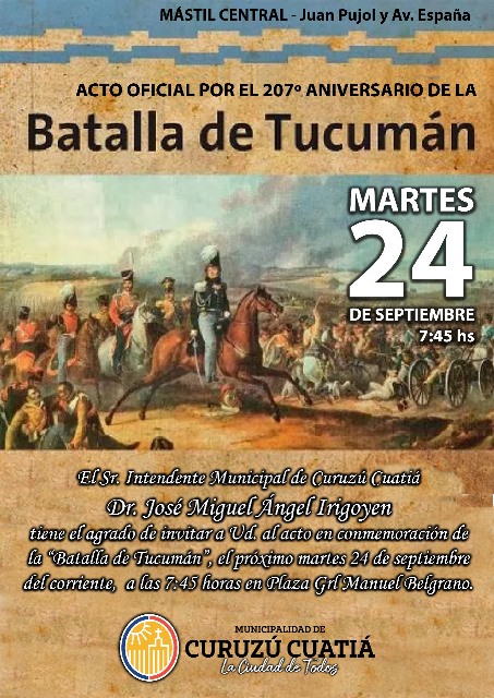 207° Aniversario de la Batalla de Tucumán