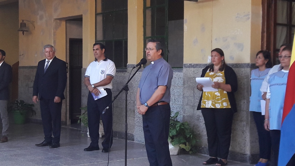 Acompañamiento del presidente del HCD en los inicios de ciclo escolar