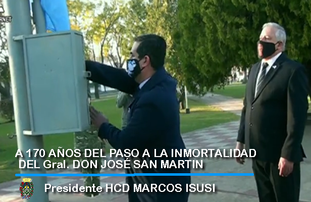 17 de Agosto 170 años fallecimiento del Gral. Don José de San Martín