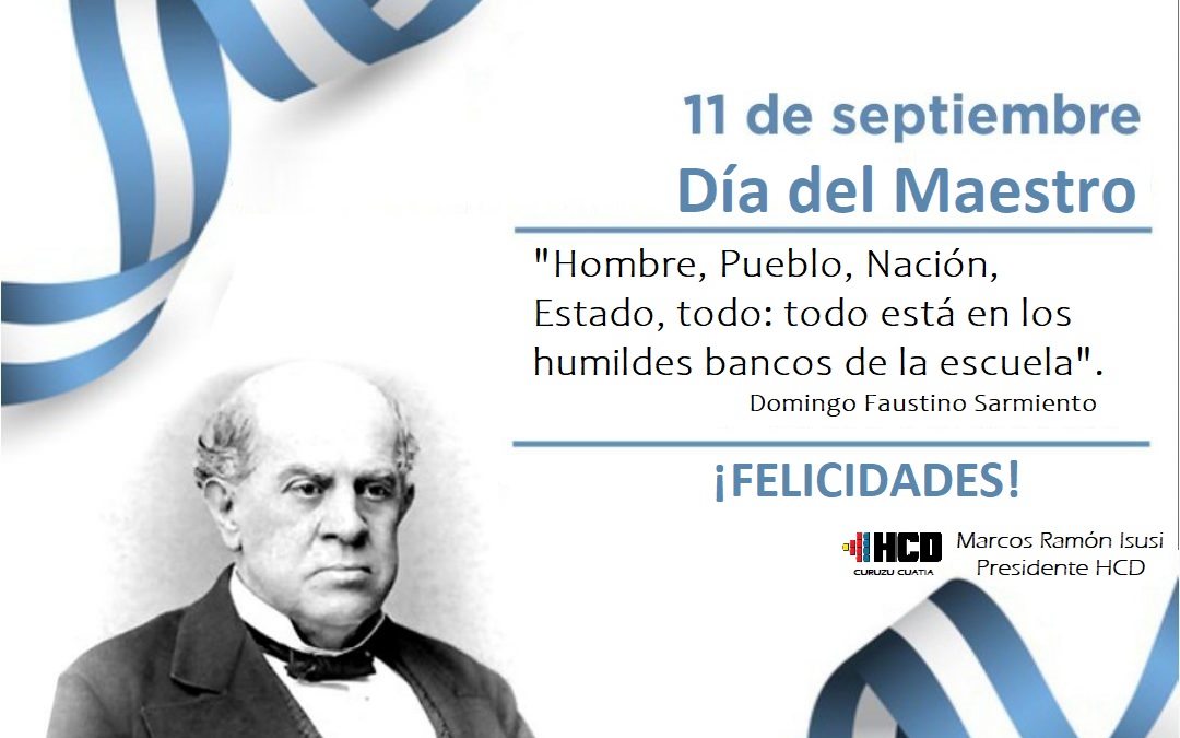 11 de Septiembre «Día del Maestro»