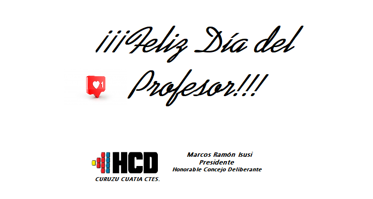 17 de septiembre «Día del Profesor»
