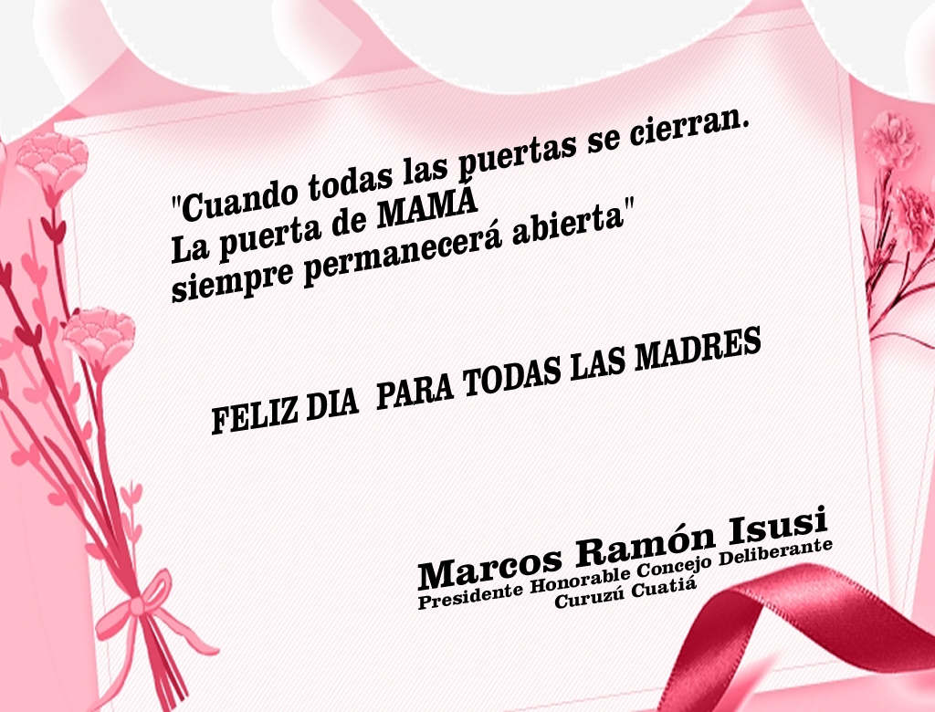 Feliz Día a todas las Madres