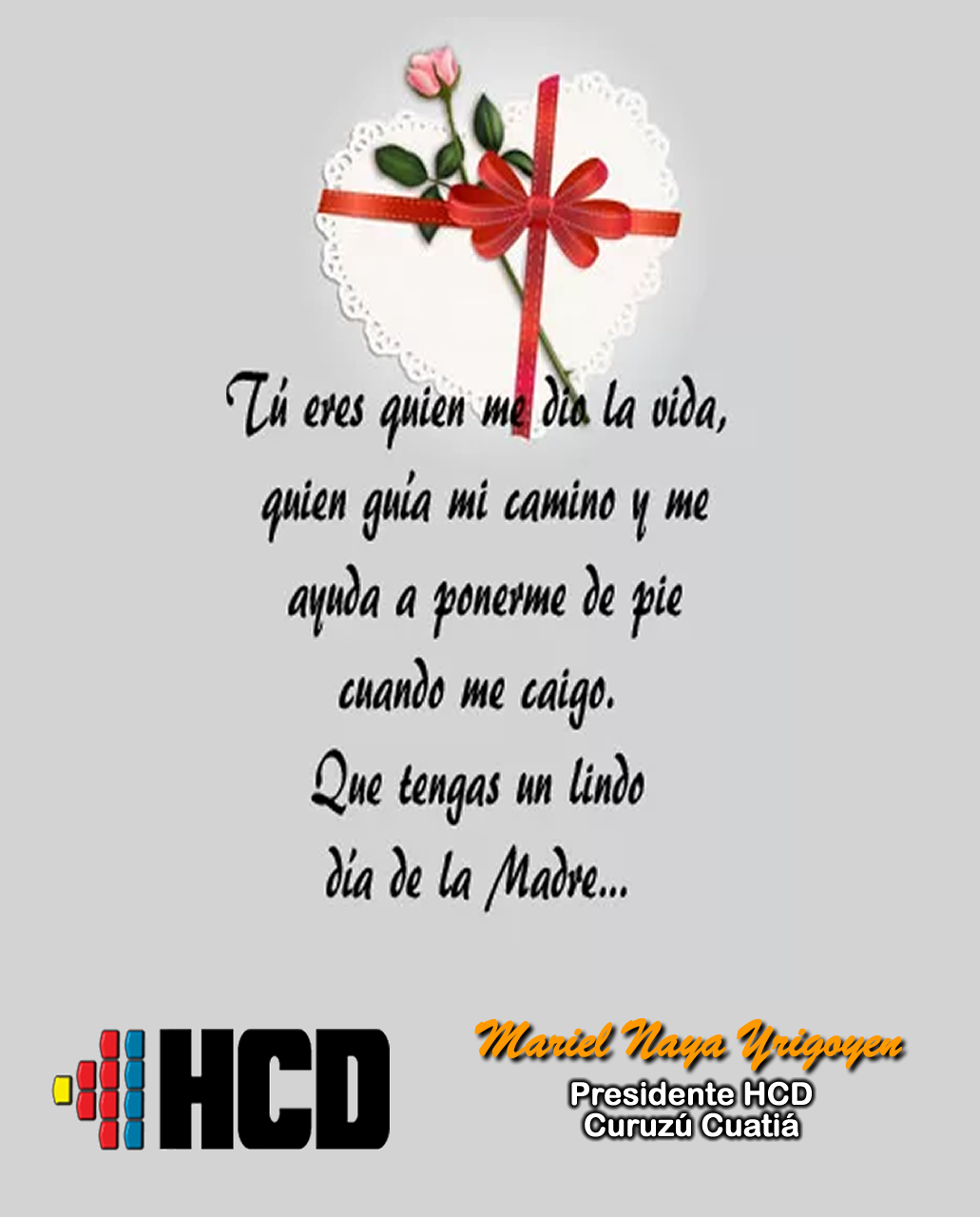 Día de la Madre, Felicidades