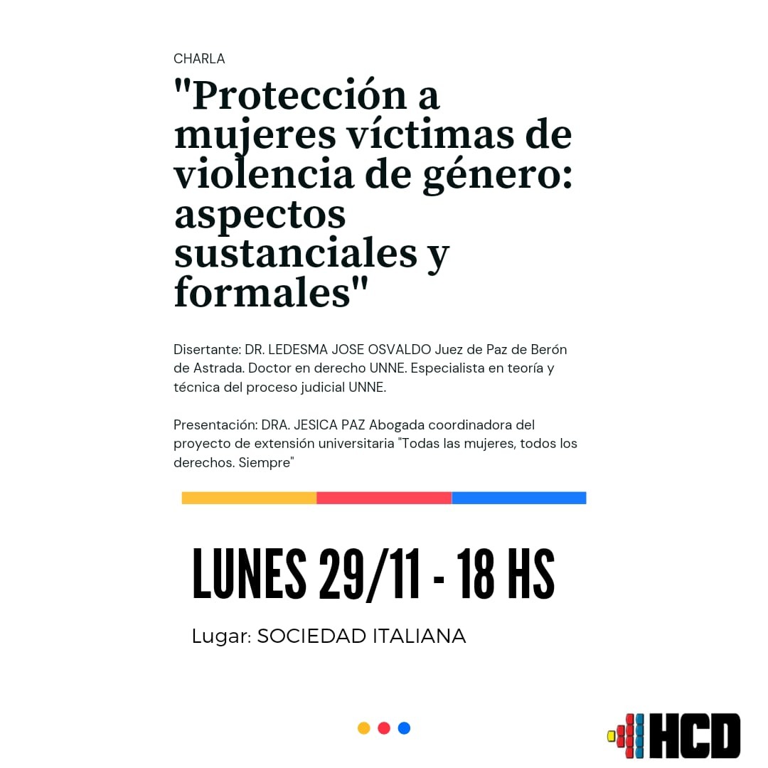 Charla «Protección a Mujeres Víctimas de Violencia de Género»