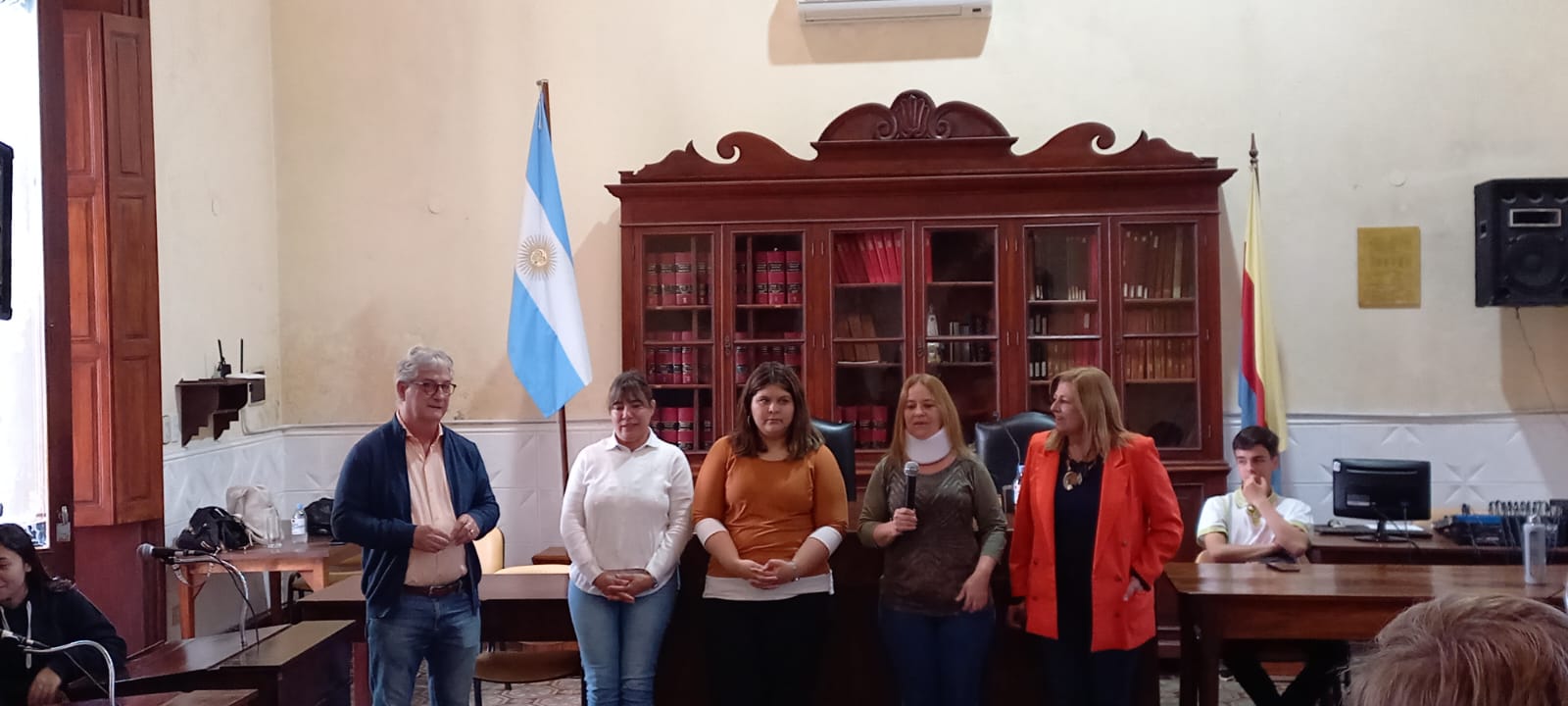 Visita de alumnos del Colegio San Rafael al Honorable Concejo Deliberante