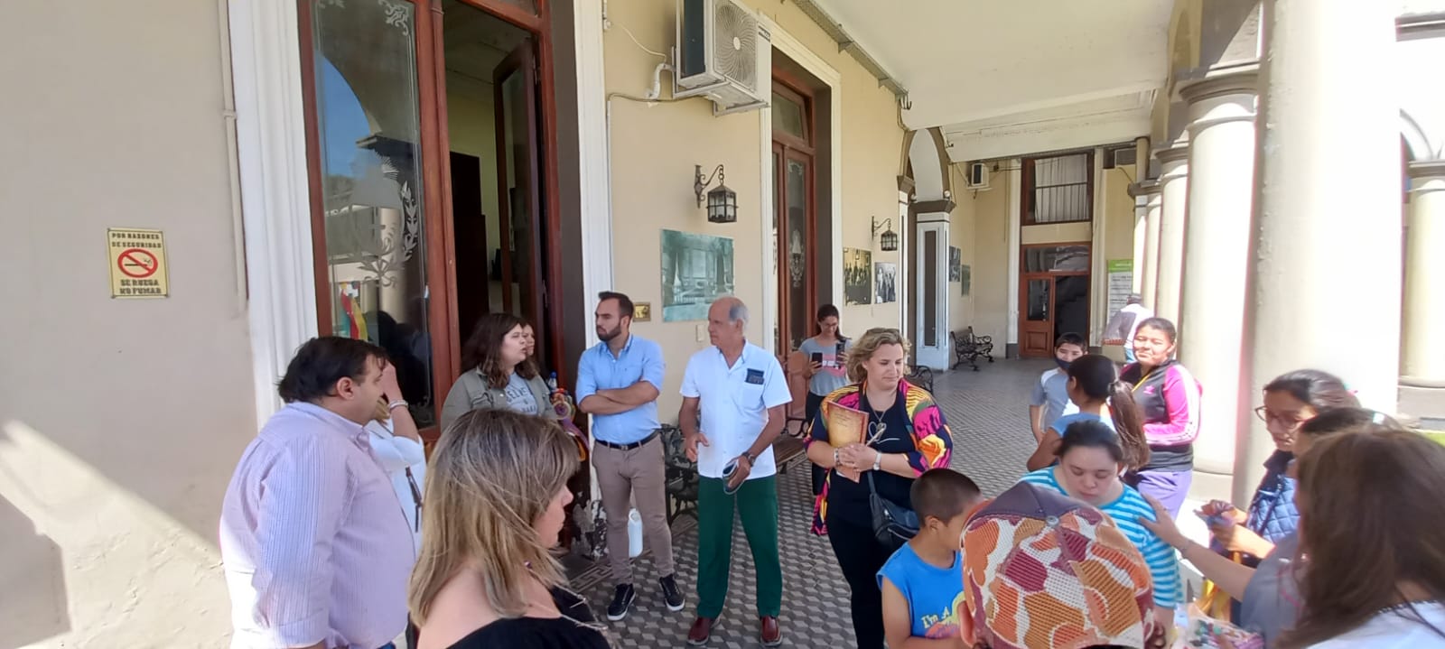 Los chicos de la campaña “Así soy yo” visitaron el recinto